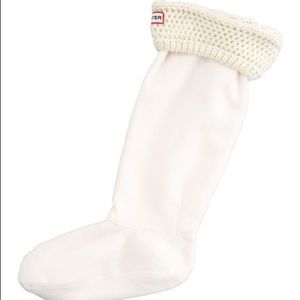 HUNTER BOOT SOCKS IN CREAM